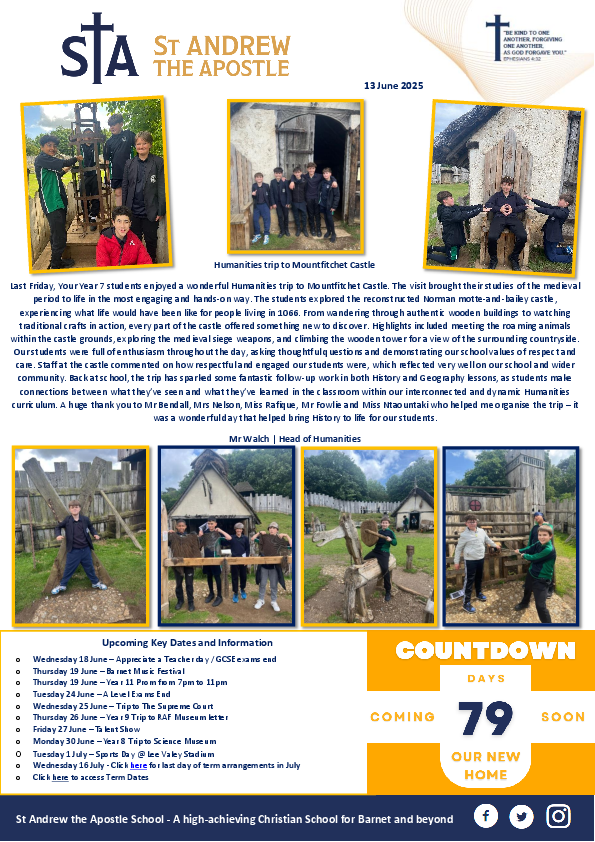 latest cover of the newsletter