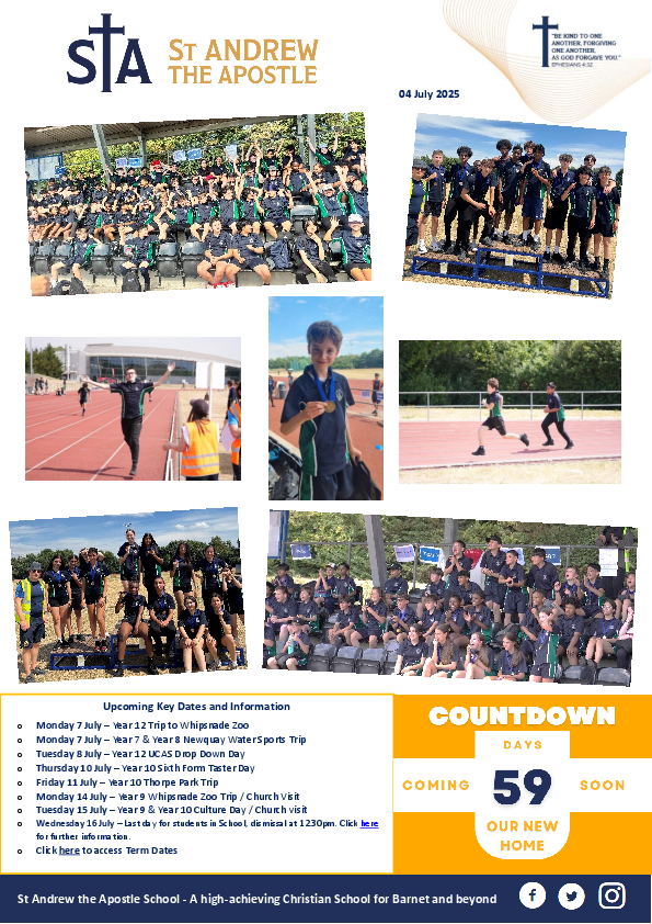 latest cover of the newsletter